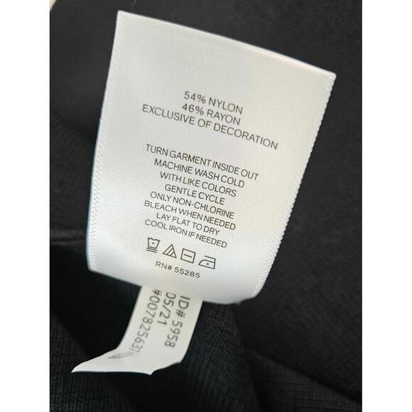 Express Women's Black Fit & Flare Sweater Dress with Cutout Details Size Small - Picture 6 of 8